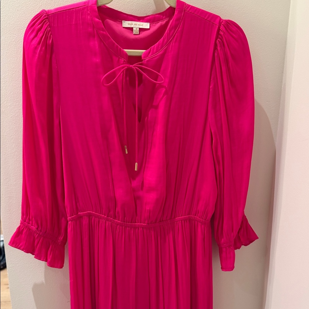 Skies Are Blue Pink Maxi Dress